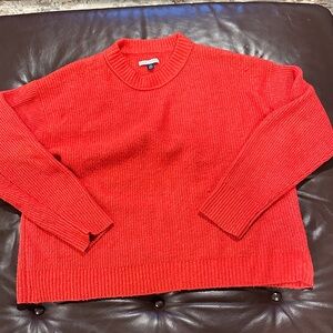 American Eagle Outfitters Bright Red Crewneck Sweater